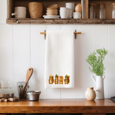 SIGN LANGUAGE ASL "I LOVE YOU"  4 SQUIRRELS CHRISTMAS ILY HAND KITCHEN TOWEL