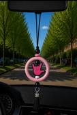 SIGN LANGUAGE ASL " I LOVE YOU" HAND WITH  MIRROR HANGING OR ANYTHING HANGING (#6)