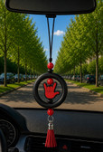 SIGN LANGUAGE ASL " I LOVE YOU" HAND WITH  MIRROR HANGING OR ANYTHING HANGING (#16)