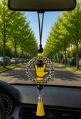 SIGN LANGUAGE ASL " I LOVE YOU" HAND WITH  MIRROR HANGING OR ANYTHING HANGING (#33)