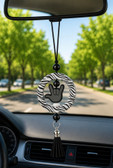 SIGN LANGUAGE ASL " I LOVE YOU" HAND WITH  MIRROR HANGING OR ANYTHING HANGING (#34)