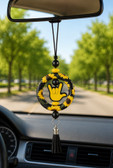 SIGN LANGUAGE ASL " I LOVE YOU" HAND WITH  MIRROR HANGING OR ANYTHING HANGING (#42)