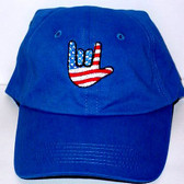 I LOVE YOU USA CAP (Royal)