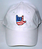 I LOVE YOU USA CAP (White)