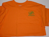 Interpreter Outline hand (Orange & Lime ) T-Shirt Adult