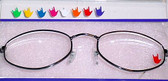 Color ILY Glasses Sticker