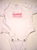 Infant shirt Custom Embroidery with Sign name
