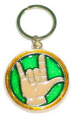 Suncatches Keychain with ILY (Green)