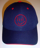 Smiley Cap Embroidery (Navy) Red-Smiley