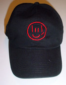 Smiley Cap Embroidery (Black) Red-Smiley