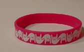 I LOVE YOU Awareness Bracelet Silicone (Hot Pink)