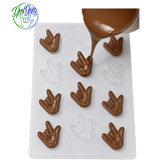 11 TINY ILY HANDS-Mold for Candy-Chocolate