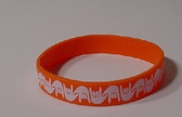 I LOVE YOU Awareness Bracelet Silicone (Orange)