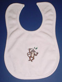 Baby's Bibs with Monkey Sign " I LOVE YOU" SO CUTIE !,