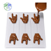 6 Hands  SIGN  ILY- Mold for Candy-Chocolate