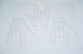 3  HANDS   SIGN  ILY -Mold for Candy-Chocolate