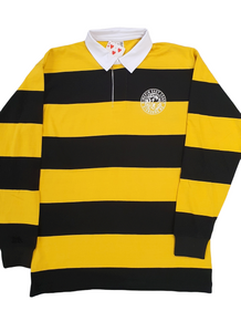 KINGPIN IRON LION RUGBY JERSEY BLACK / YELLOW