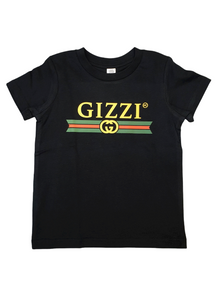 KINGPIN KIDS GIZZI TEE BLACK / GREEN / RED / GOLD