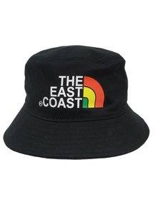 KINGPIN THE EAST COAST BUCKET HAT BLACK / RASTA 
