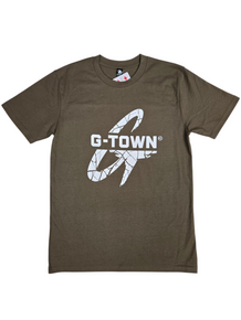KINGPIN G-TOWN TEE WALNUT / WHITE