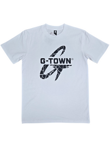 KINGPIN G-TOWN TEE WHITE / BLACK 