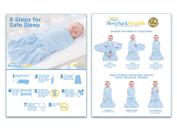 HALO SleepSack 3 way swaddle