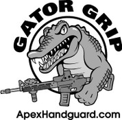 GatorGrip T-Shirt-Black w/White Logo