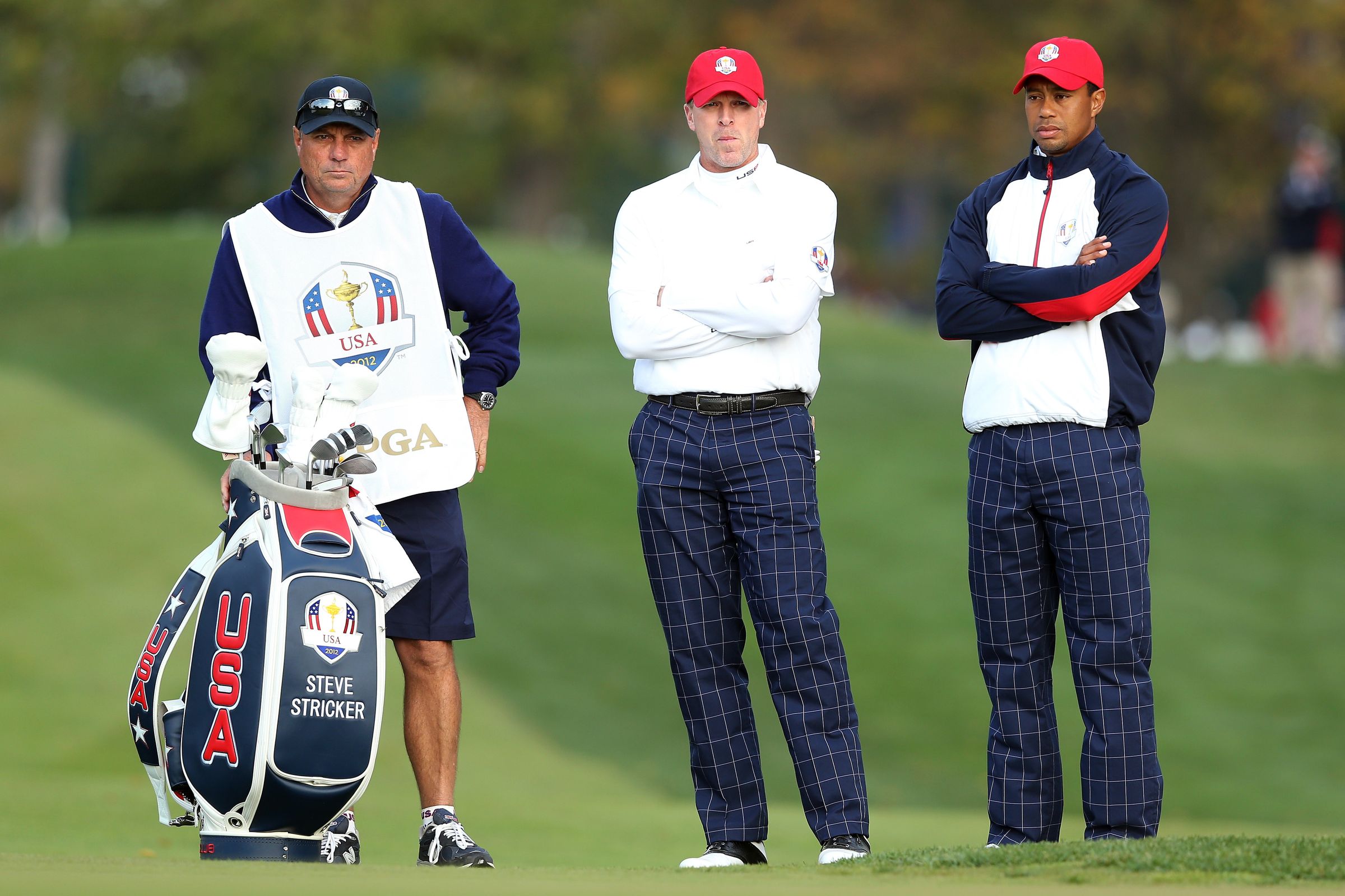 FOR SALE FRED COUPLES 2012 RYDER CUP TEAM USA GOLF BAG SIGNED BY 13