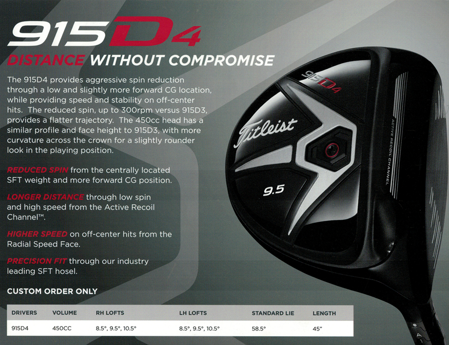 Titleist 915D4 10.5度 ヘッドのみ タイトリスト 915D4