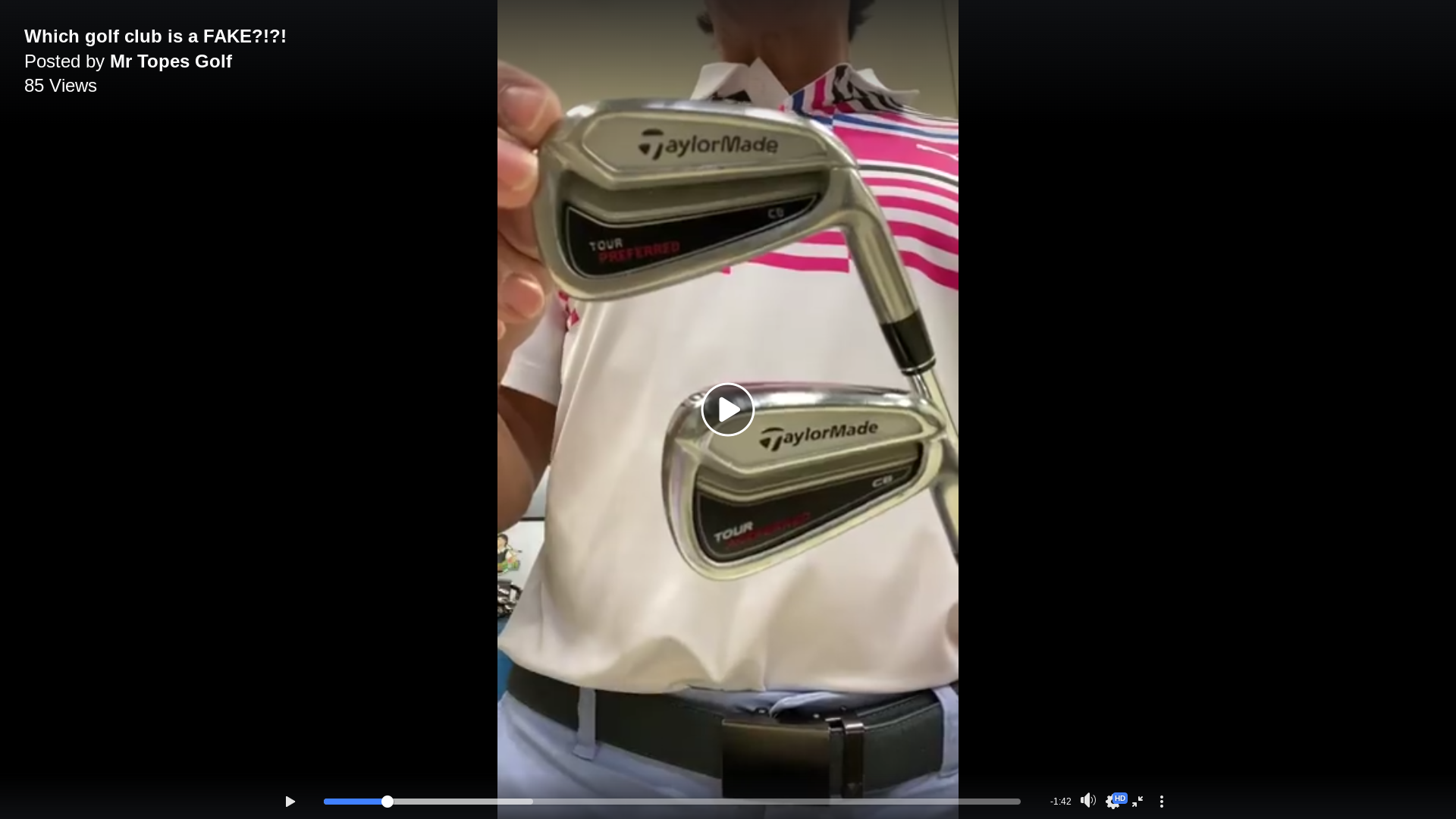 Which TaylorMade Tour Preferred CB Iron is Fake?!?!