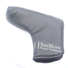 SeeMore Blade Putter Cover Black Golf Club Head Cover Headcover Only HC-3094C
