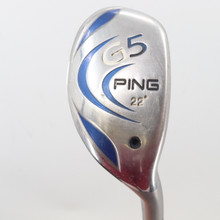 PING G5 4 Hybrid 22 Degrees Graphite Shaft Stiff S Flex Right-Handed S-106787