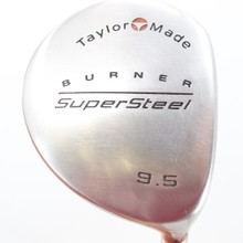 TaylorMade Burner SuperSteel 9.5 Deg Driver Graphite Shaft Regular R RH S-107272