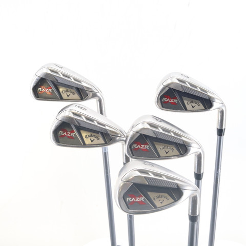 Callaway RAZR X Iron Set 7-P,S Graphite 55g W Ladies Flex Right-Hand J ...