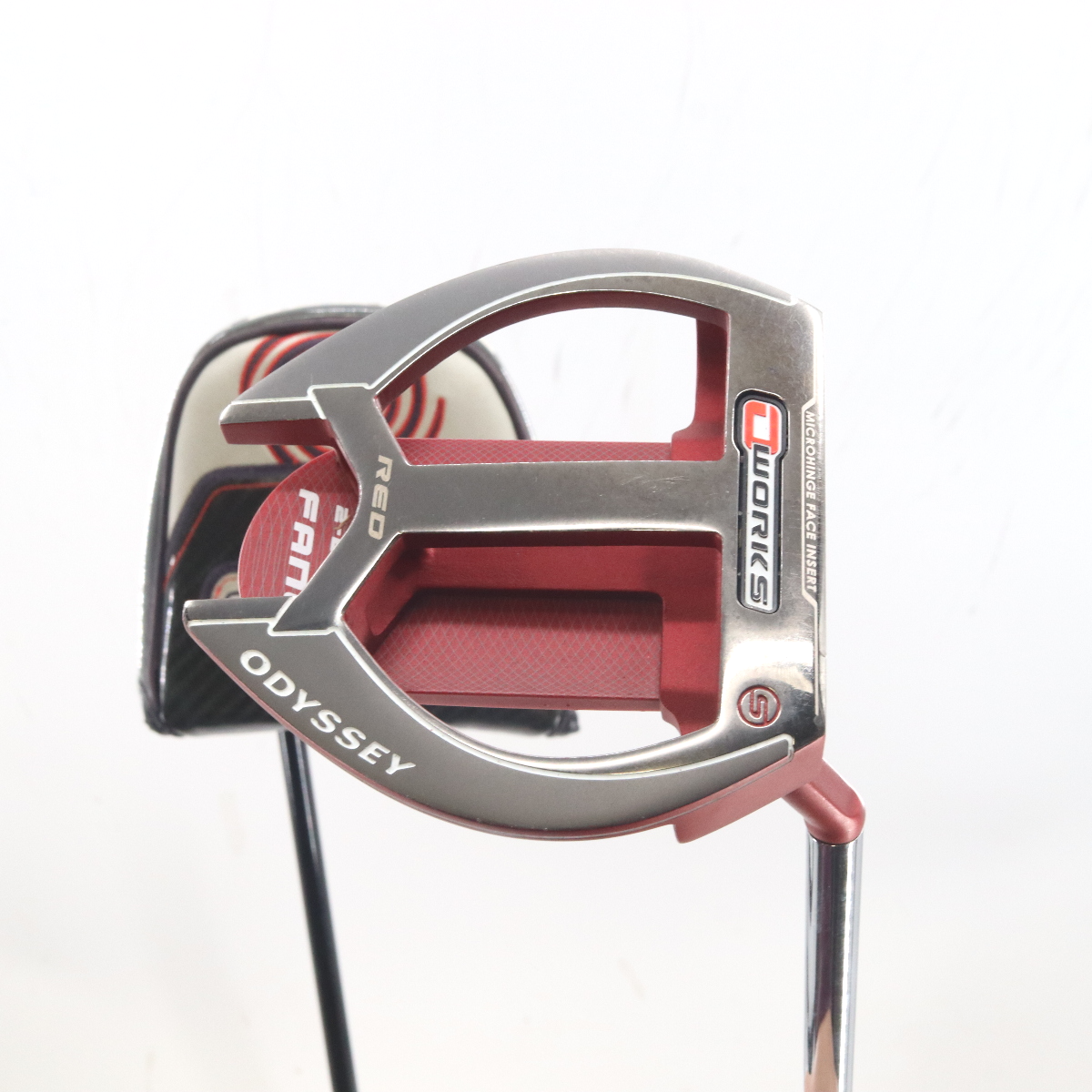 hagl mister temperamentet Græder Odyssey O-Works Red 2-Ball Fang Putter 35 Inches Right Handed Headcover  M-108804 - Mr Topes Golf