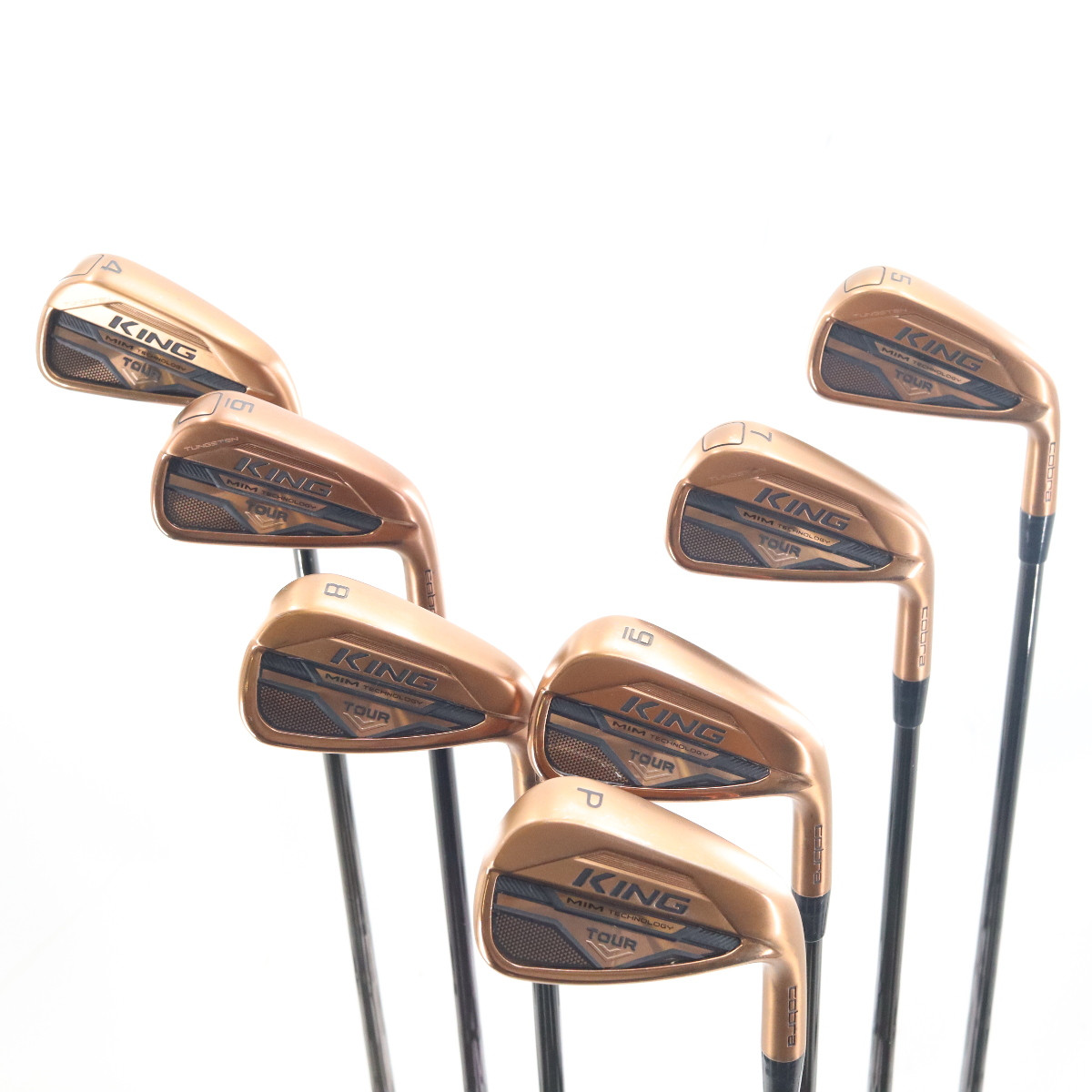 NEW Cobra King Forged Tec-X 5-PW+GW Iron Set KBS Tour Lite Stiff Flex