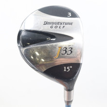 Bridgestone Golf J33 3 Wood 15 Deg Aldila Graphite Stiff Right Handed P-112825