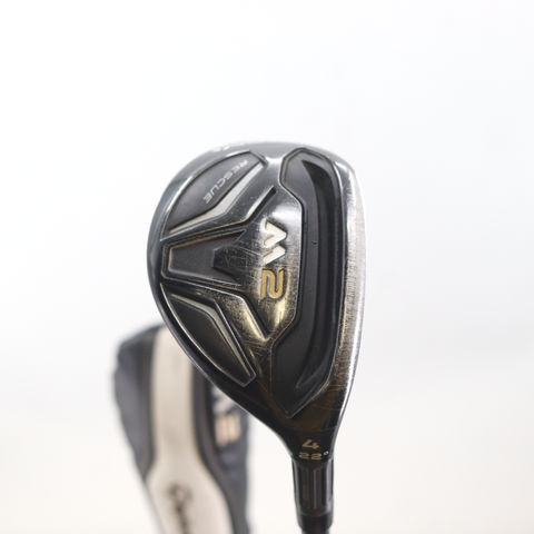 TaylorMade M2 Rescue 4 Hybrid 22 Deg Graphite M Senior Flex Right-Hand ...