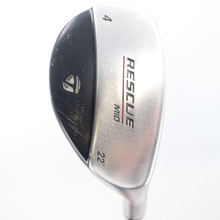 TaylorMade Rescue Mid 4 Hybrid 22 Degrees Graphite Stiff S Right-Handed P-113531