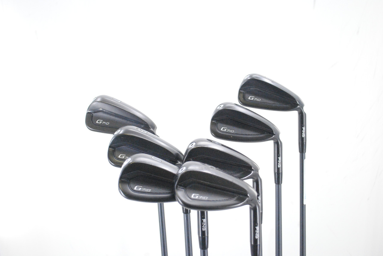 PING G710 Iron Set 6-W,U,S Black Dot Alta CB SR AWT Senior Right