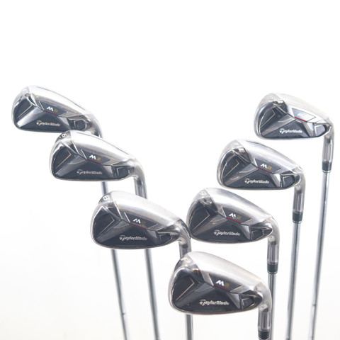 TaylorMade M2 Iron Set 4-P Steel REAX FST 88 Stiff Flex Right Hand +1 ...