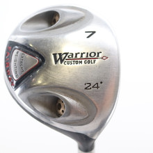 Warrior Custom Golf 7 Fairway Wood 24 Degree Graphite R Regular Flex RH P-118335