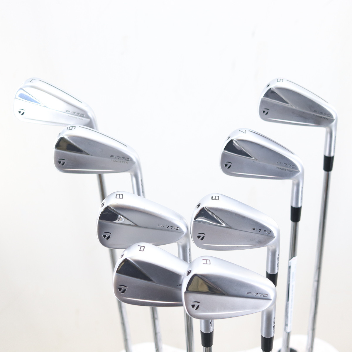 Fer TaylorMade P-770 2024 - Série 6-PW, AW - Manche Acier Dynamic Gold Mid 115 - Flex Rigide - Occasion 8.5/10