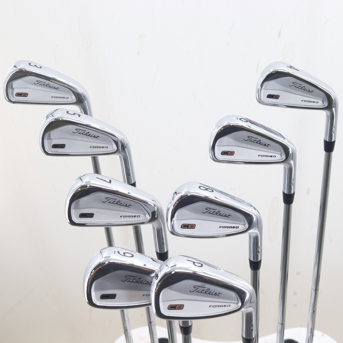 Titleist 718 CB Forged Iron Set 3-P Dynamic Gold Steel S400 Stiff