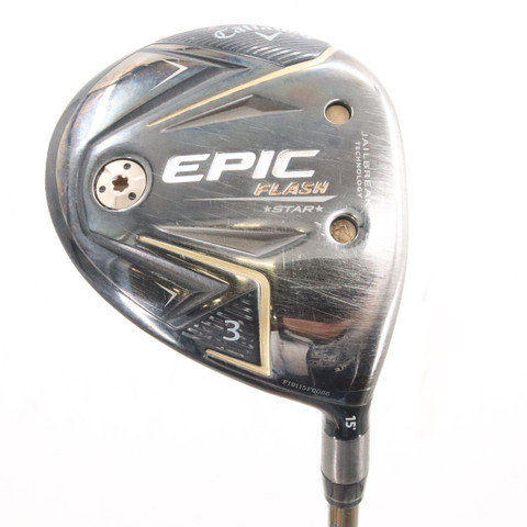 Tête De Bois De Parcours Callaway EPIC Flash Star 3 - 15°, Pour Droitier, Occasion (préowned)