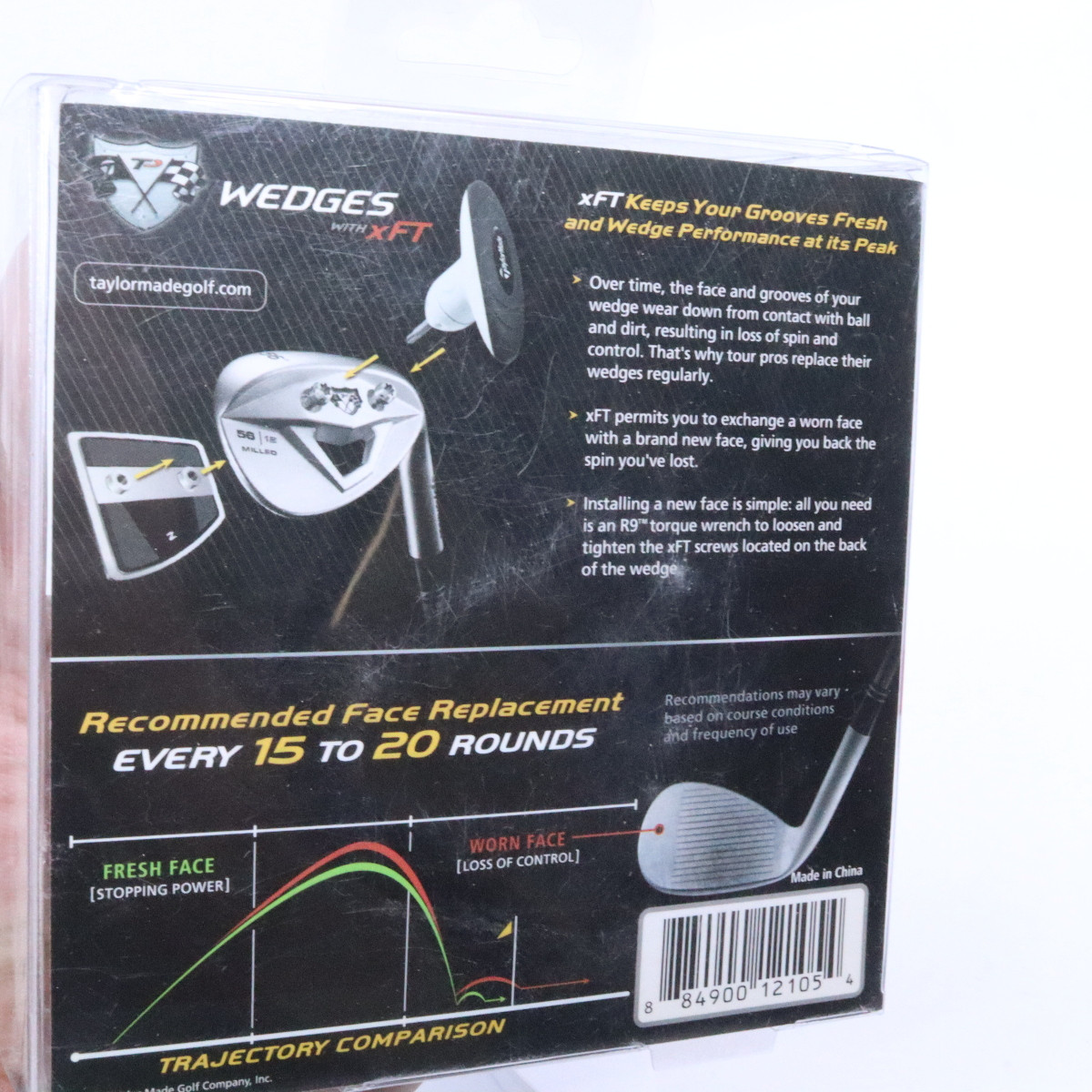 TaylorMade TP xFT Wedge Z Groove Milled Face Insert Only S-121977