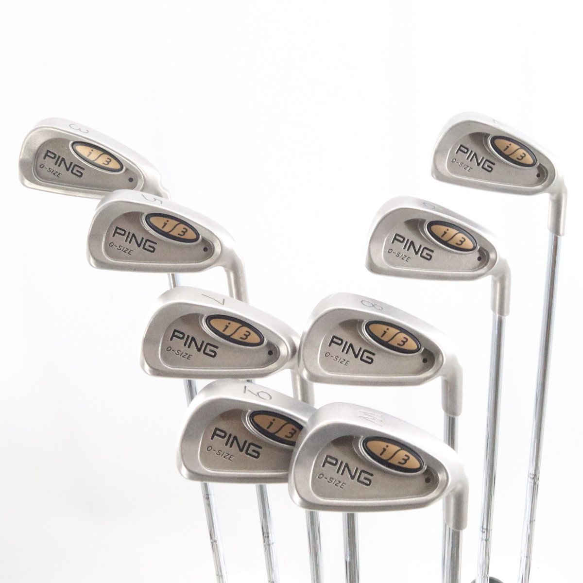Ping I3 O-Size 3-W Iron Set Black Dot Steel Cushin JZ Stiff