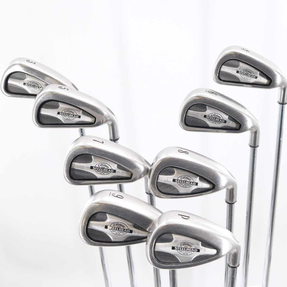 Callaway Steelhead Pro Series X-14 Iron Set 3-P Steel Stiff