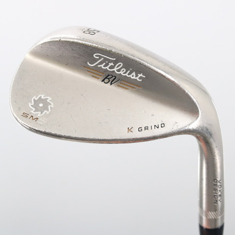 Cale Titleist Vokey SM5 – 58°-7, S-Grind – Noir Brute – Acier – Occasion Bon état