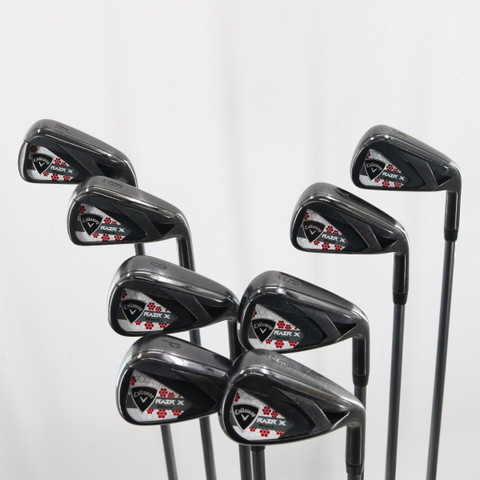 Set De Fers Callaway RAZR X Black 7 Pièces Pour Gaucher - Occasion Prêt à Jouer
